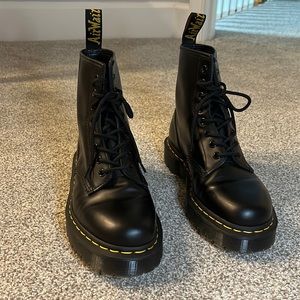 Dr. Martens 1460 BEX BLACK PLATFORM BOOTS